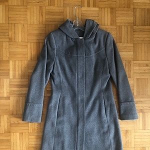 Aritzia Grey Wool Cashmere Longline Coat Size S